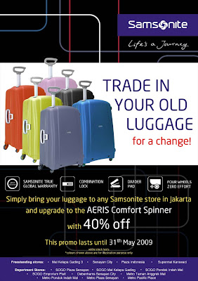 Samsonite : 40% Off ^^ | cHaGiKu