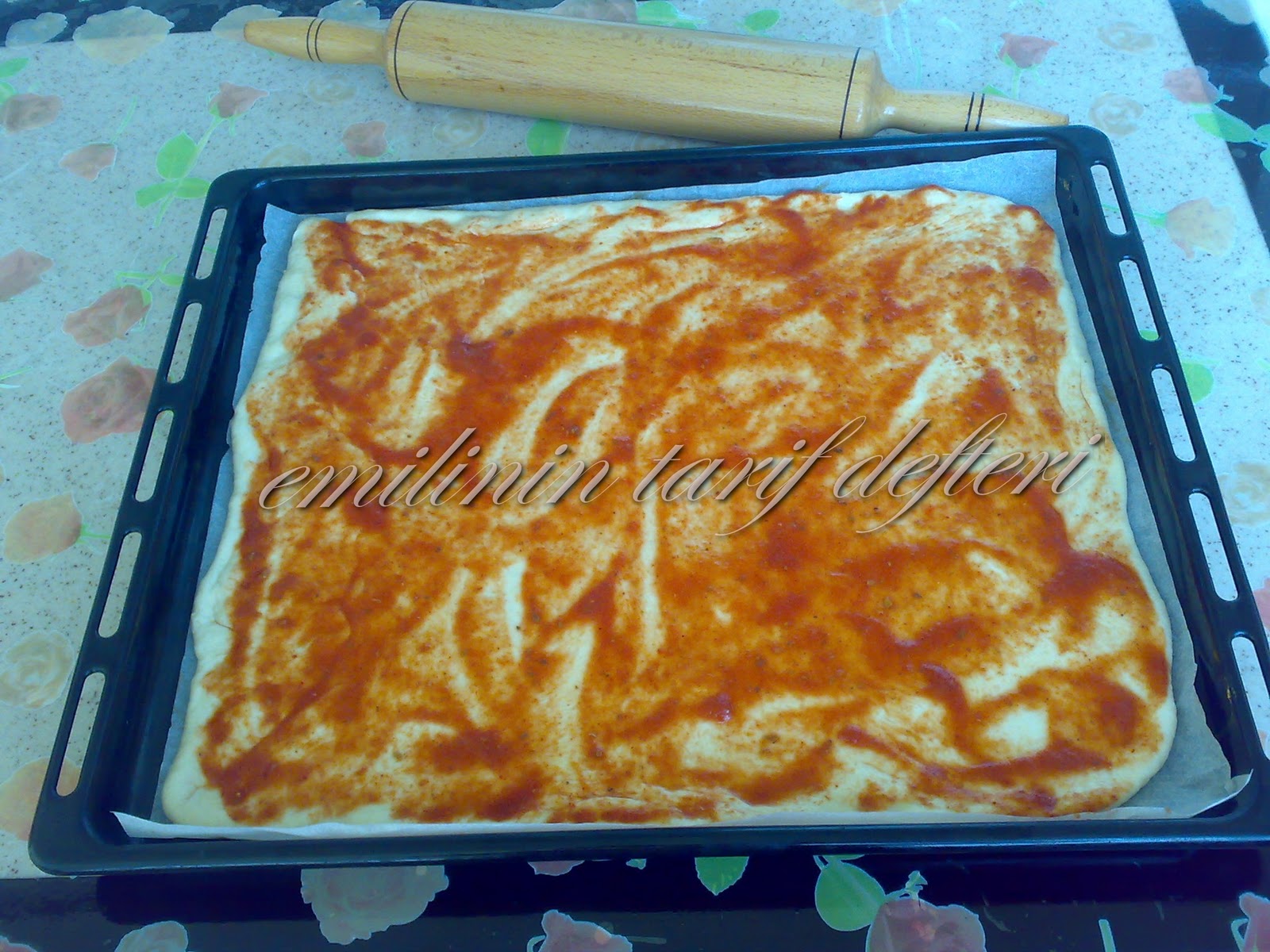 yemek yapmak da bir sanattır&hellip; ev yapımı pizza