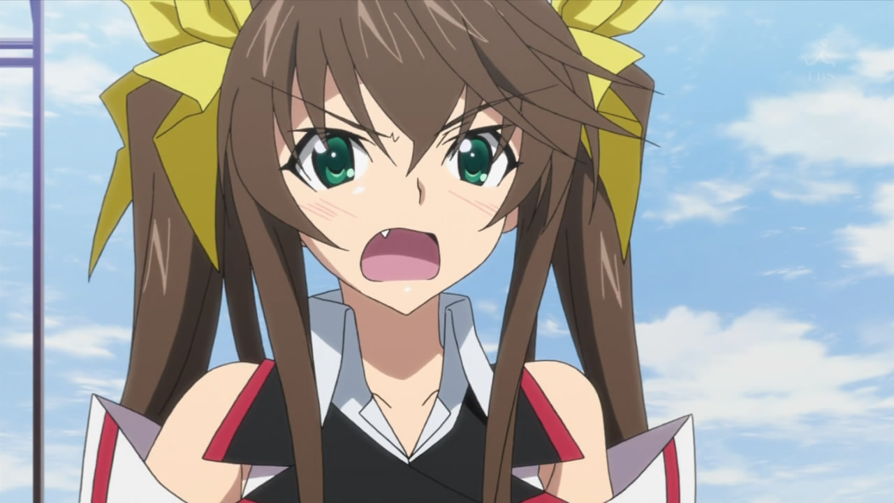 Infinite Stratos Episode 3: The Transfer Student is a Second Childhood Frie...