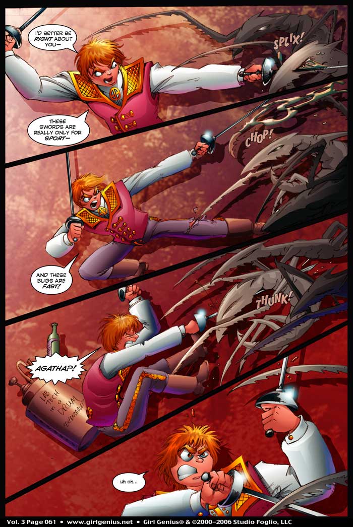 Read online Girl Genius (2002) comic -  Issue #3 - 59