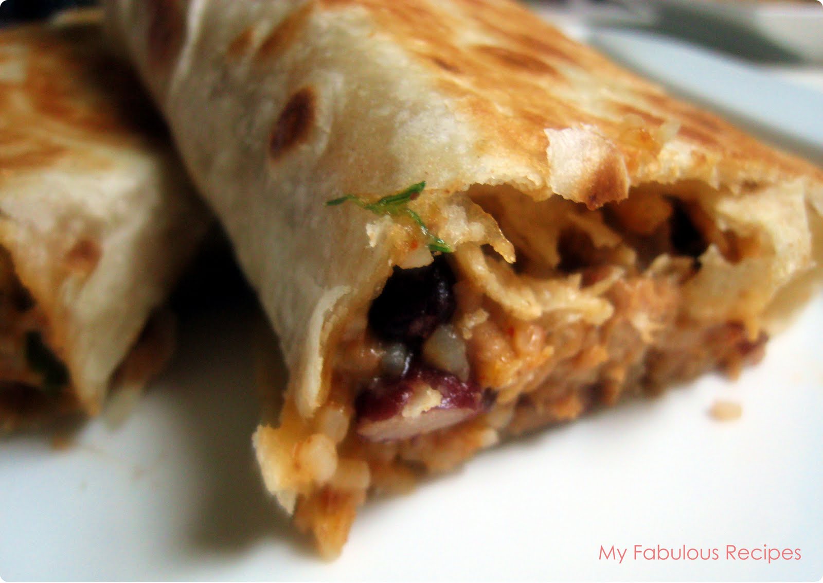 Backup Crispy Chicken and Rice Burrito