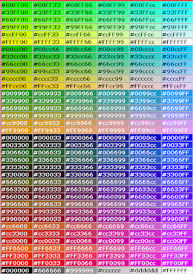 Html Colors With Names