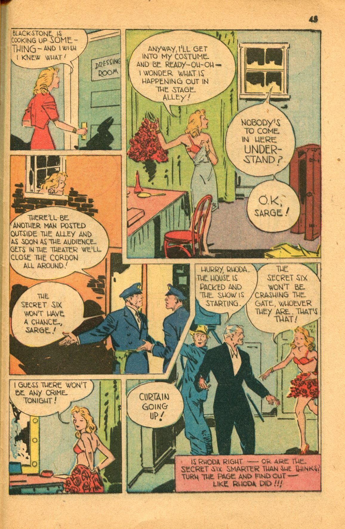 Read online Super-Magician Comics comic -  Issue #46 - 45