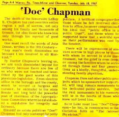 The Eldest Doctor Chapman