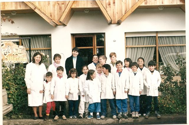 La escuelita en sus inicios