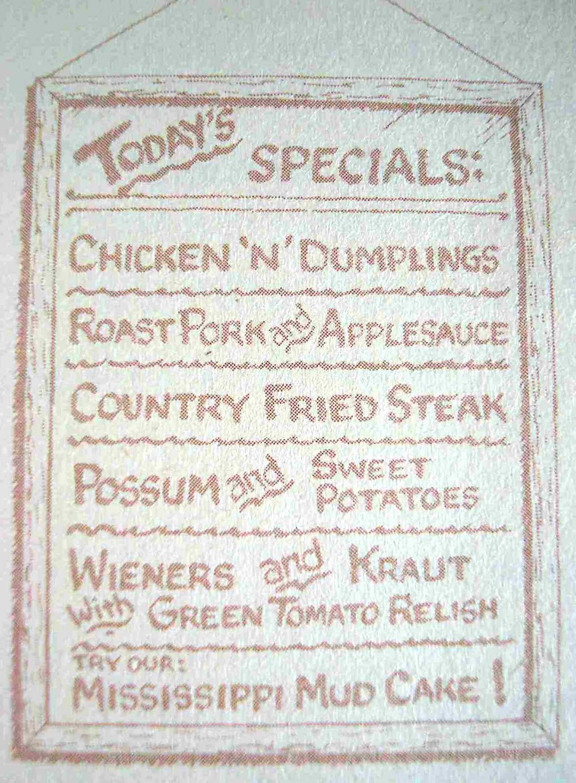 Playroom Banter 14 Peony Street "Today's Special"! Cookbook Review