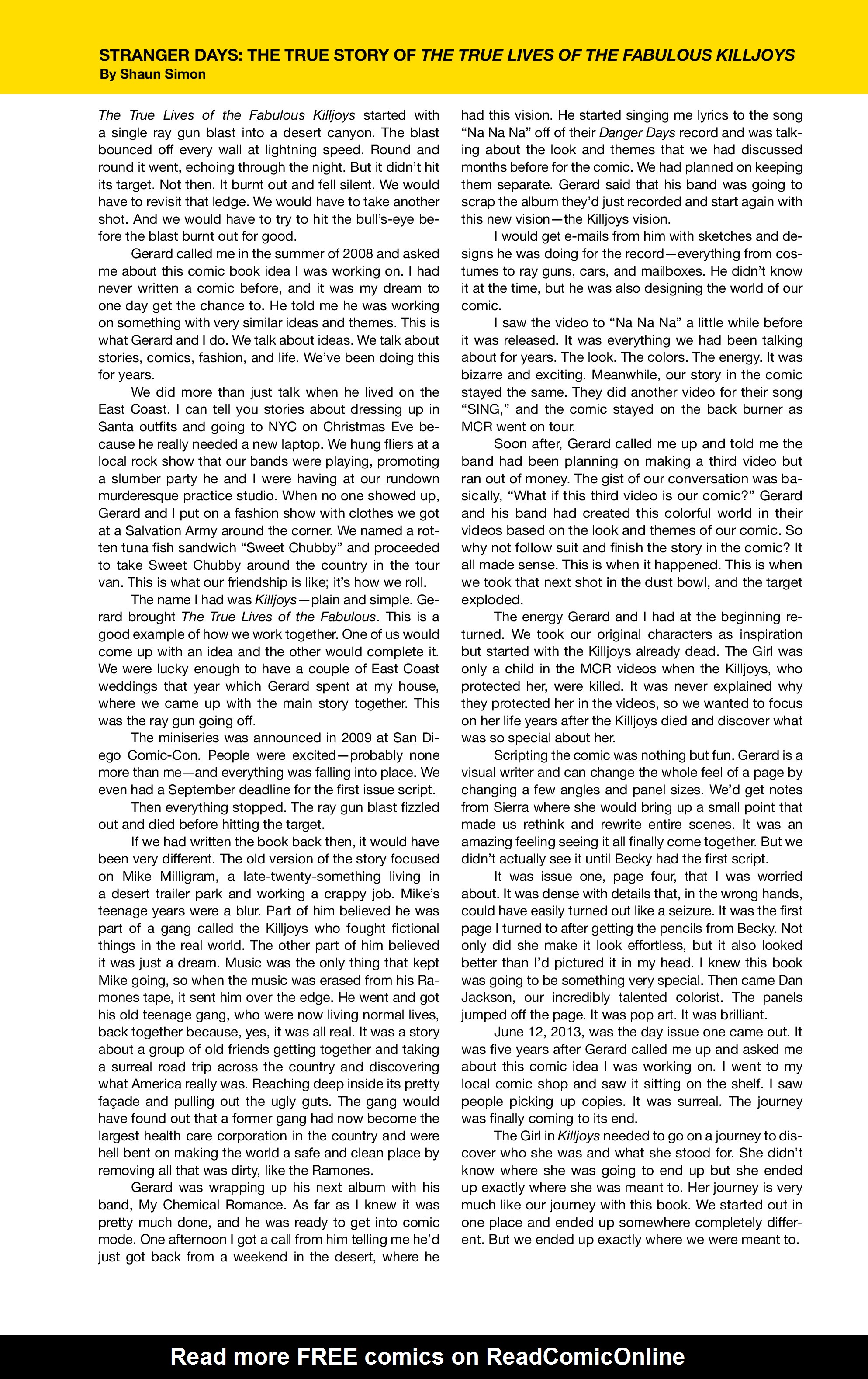 Read online The True Lives Of The Fabulous Killjoys comic -  Issue # _TPB (Part 2) - 59