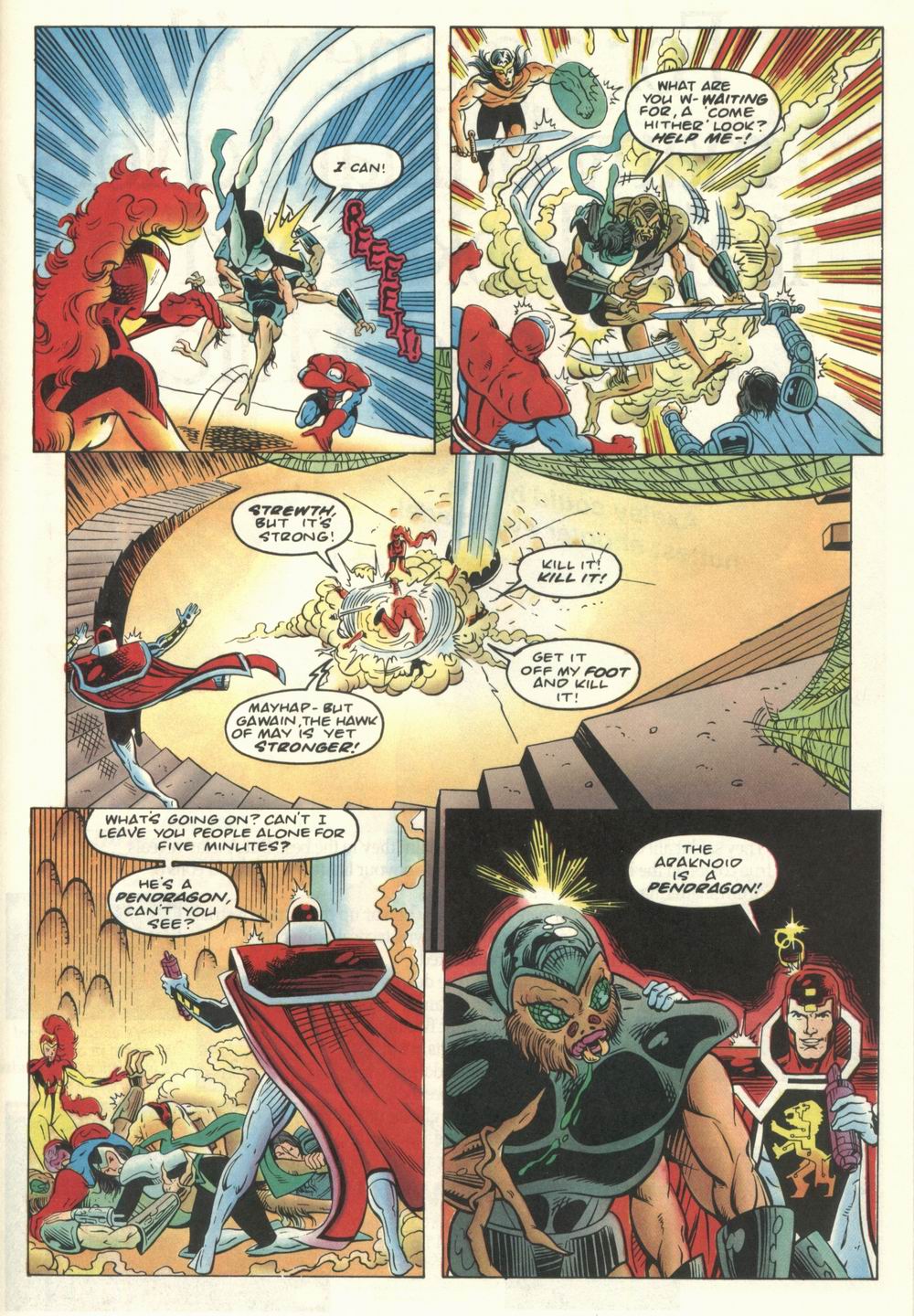 Read online Knights of Pendragon comic -  Issue #6 - 17