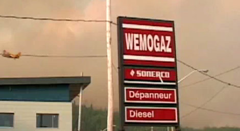 Estacion gasolina Wemogaz Wemotaci Quebec Canada