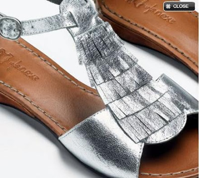 Pretty, Shiny, Sparkly: Dreaming of summer - Next silver sandals