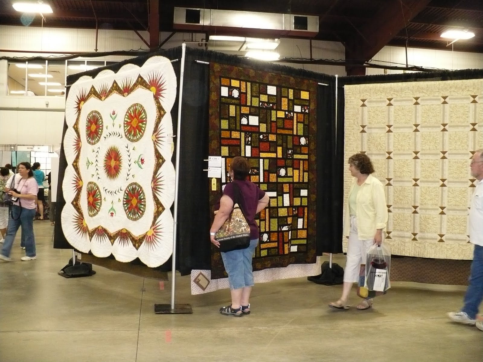 Eyelets in the Seams Vermont Quilt Festival...