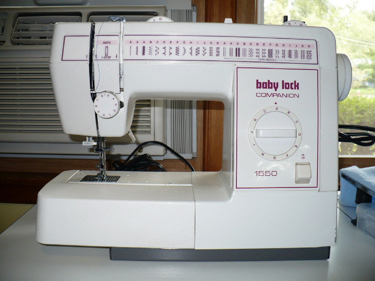 Eyelets in the Seams Babylock Companion 1550...
