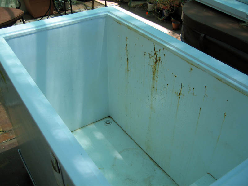 chillindamos homebrewing kegerator chest freezer rust repair round 3