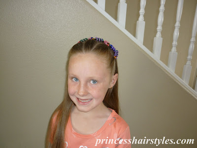 Sidewinder Tiara Hairstyle | Hairstyles For Girls - Princess Hairstyles