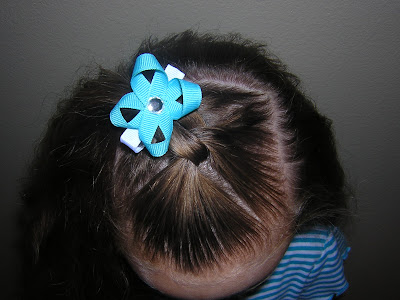 five minute hairstyle for little girls