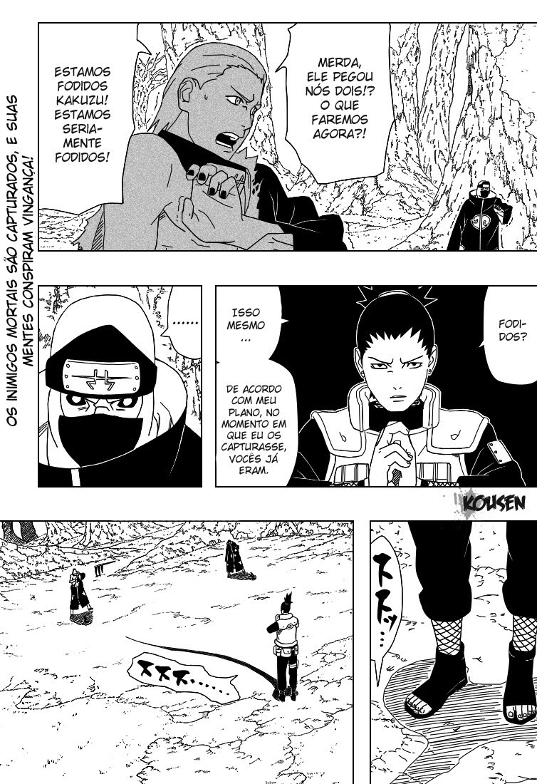 Anime Raypen: Mangá de naruto 332-A luta de shikamaru!