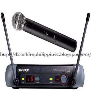 Dj microphone skills with a18MHz UHF bandwidth shure wireless microphone PGX24 SM58