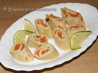 Clatite umplute cu somon