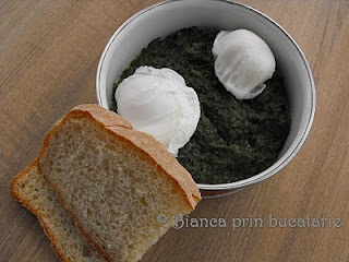 Spanac cu oua romanesti