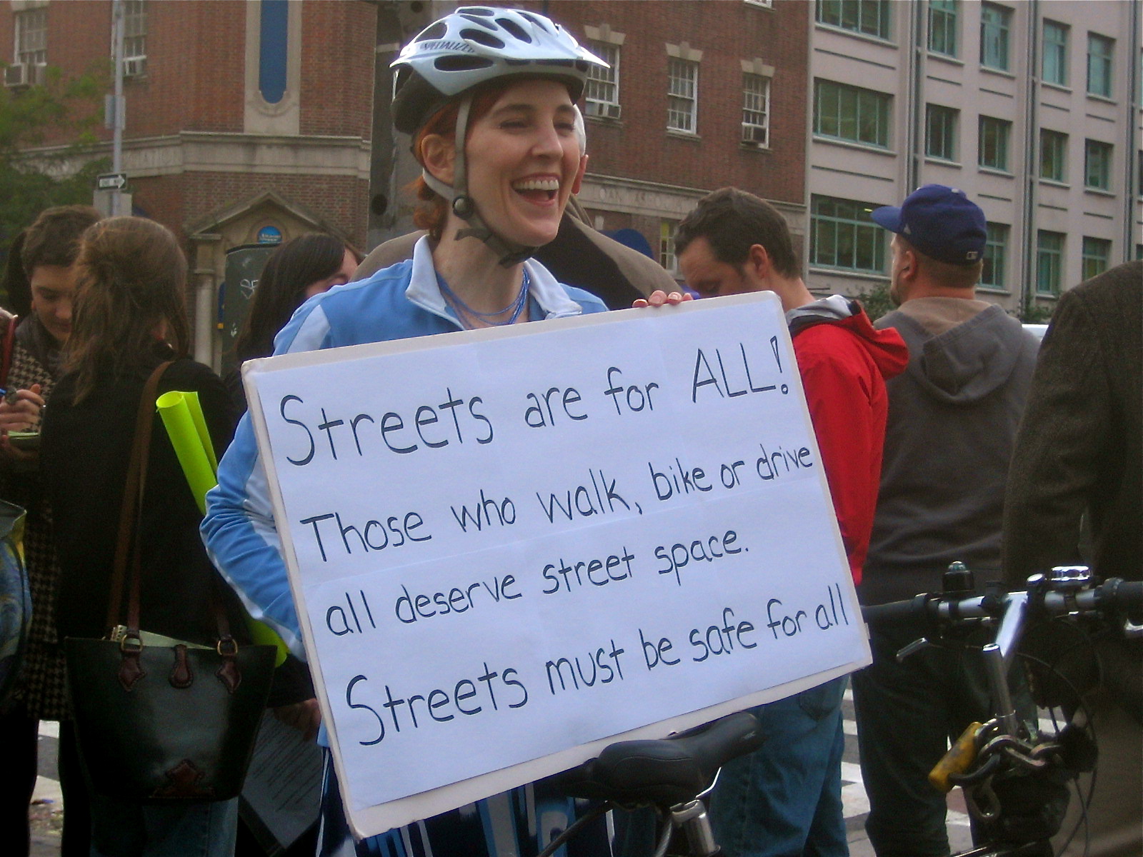 EV Grieve: At Friday's bike lane protest