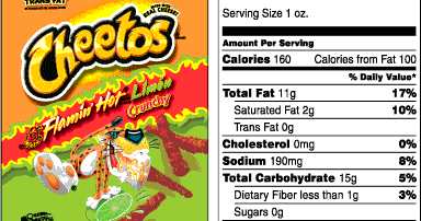 Flamin' Hot Cheetos with Limon: Flamin' Hot Cheetos with Limon ingredients