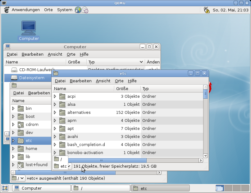 Kai online ++ meine kleine Welt ++ Die Lösung für den DebianNautilus