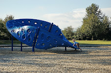 A Moebius strip sculpture at a park near Abbottsford hospital, England