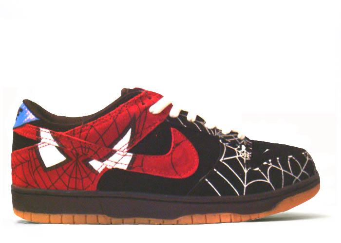 spider man nike dunks
