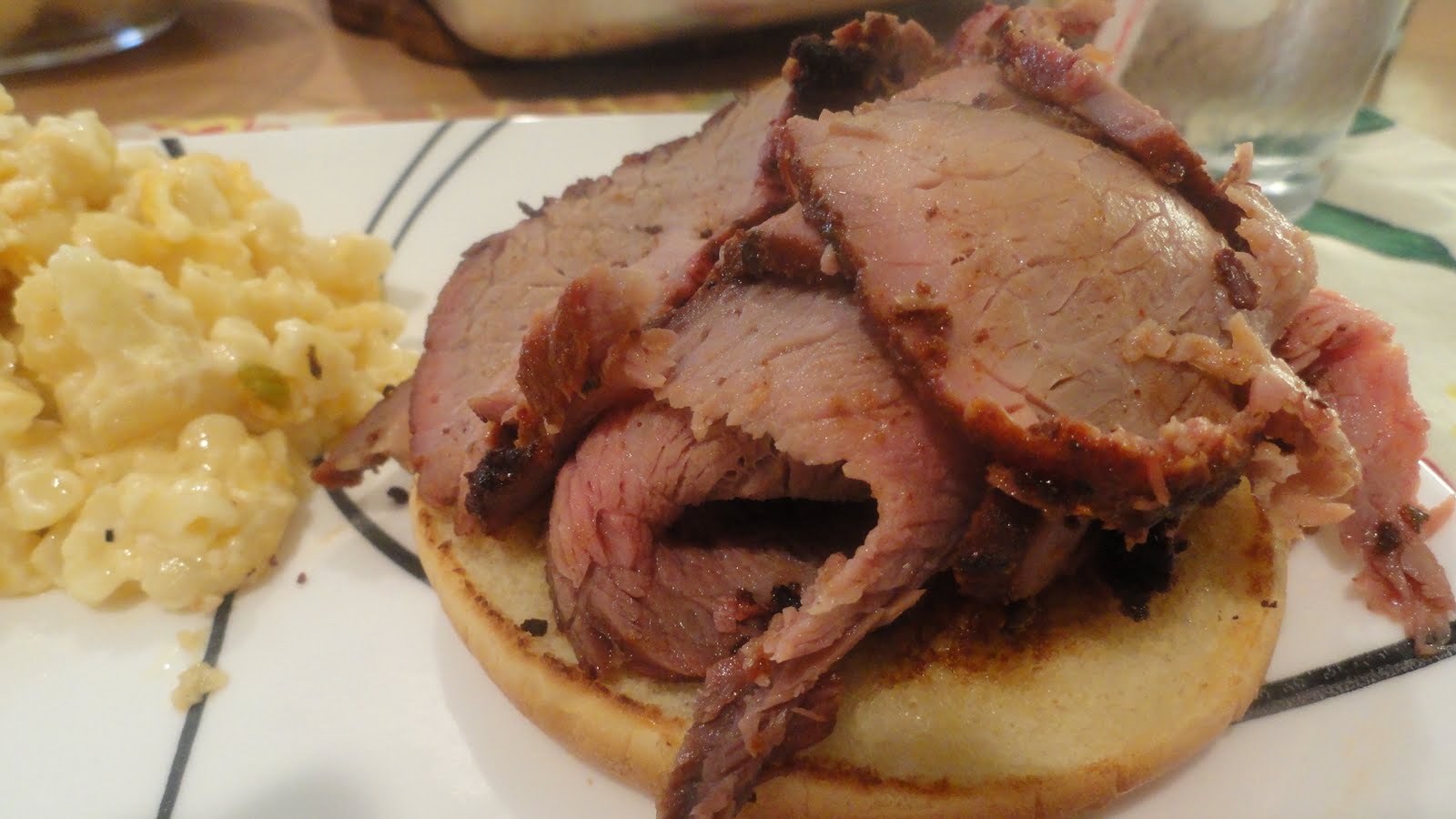 The OnCall Cook Tritip Sandwiches with homemade BBQ sauce