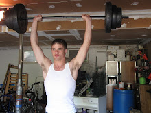 Josh lifting 100 lbs