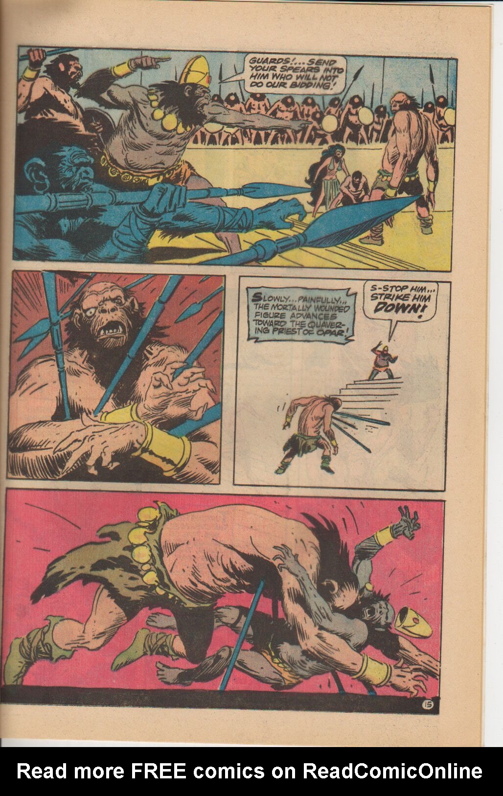 Read online Tarzan (1972) comic -  Issue #224 - 16