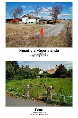 huset vid vägens ände, house at the end of the road, tomt, empty, foto anders n