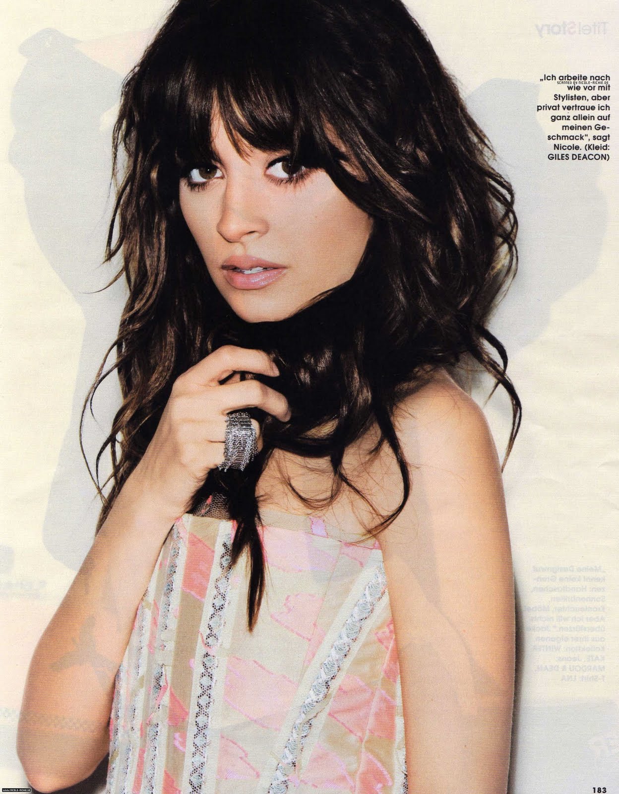 NICOLE RICHIE FASHION: Nicole Richie in InStyle Germany, May 2010