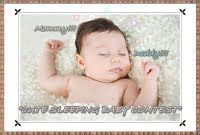 "CUTE SLEEPING BABY CONTEST"