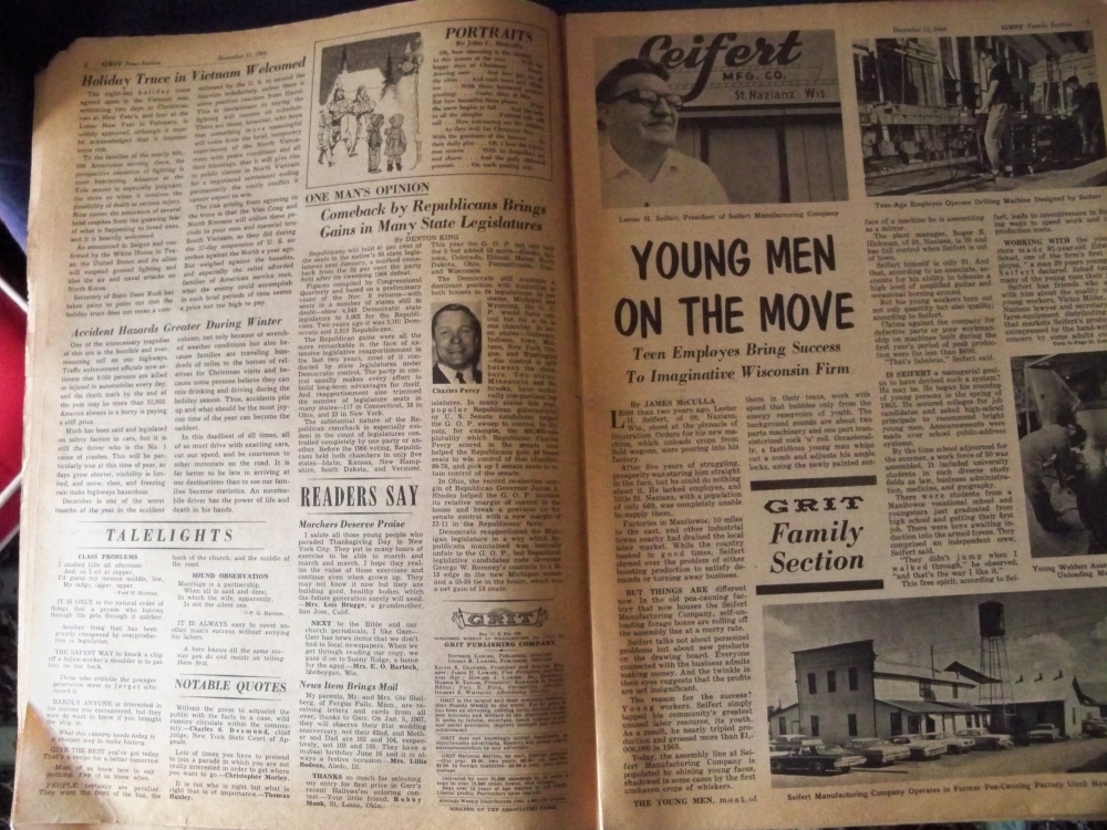 The Bluegrass Junction December 11, 1966 Grit America’s Greatest