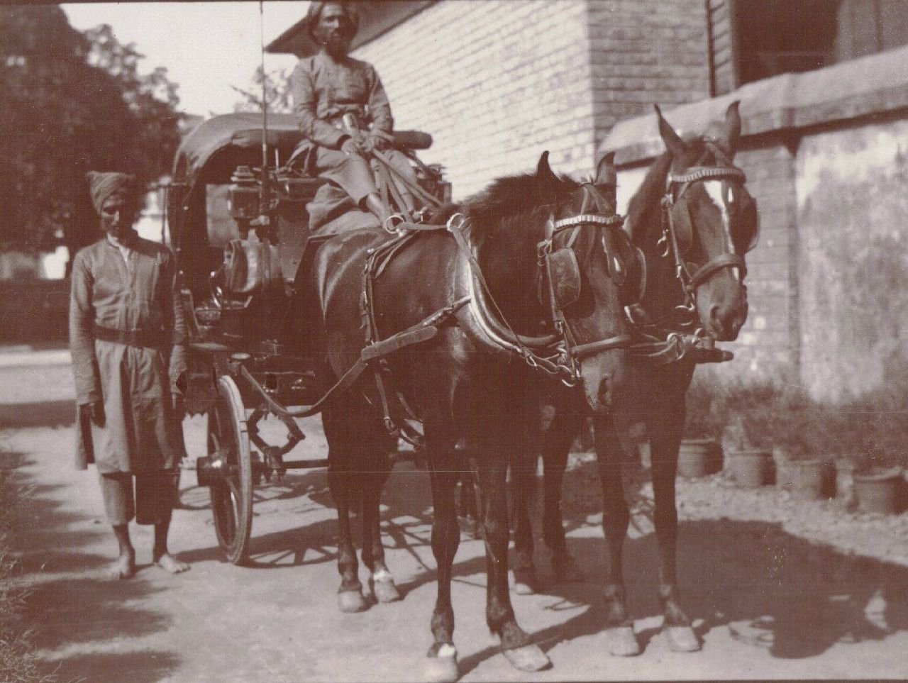 Horse-drawn Car, Calcutta c.1903