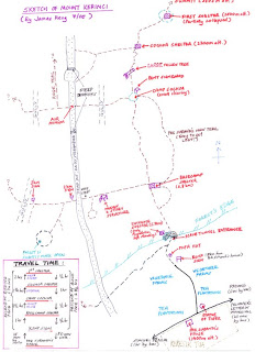 Peta Jalur Pendakian Gunung Kerinci Peta Jalur Pendakian Gunung Kerinci