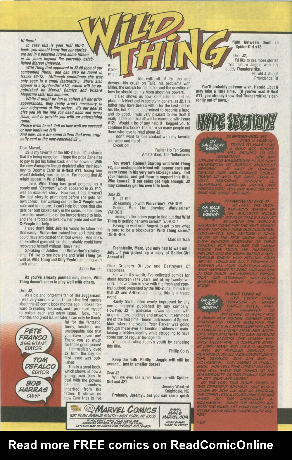 Read online Wild Thing (1999) comic -  Issue #1 - 25