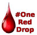 image of a blood red teardrop with the text 