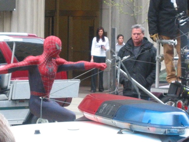 Behind the scenes of Spider-Man 3 in Cleveland, Ohio