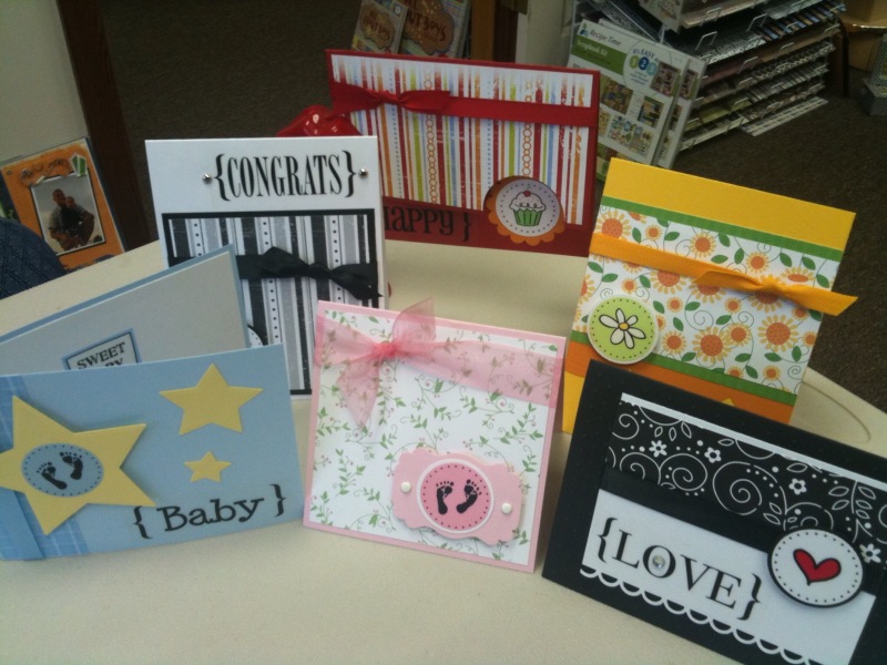 Monkey Business! Scrapbook Lounge: All Occasion Card Class!