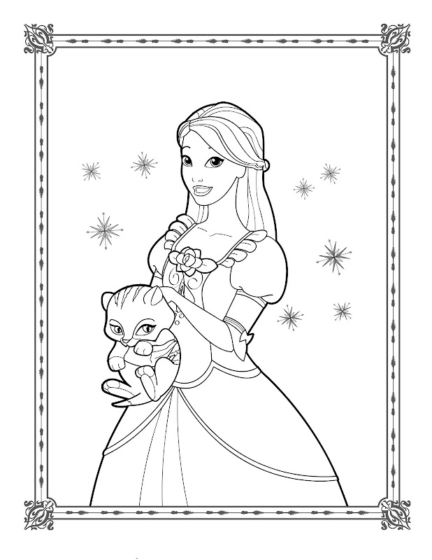 Barbie Island Princess Coloring Pages Gallery