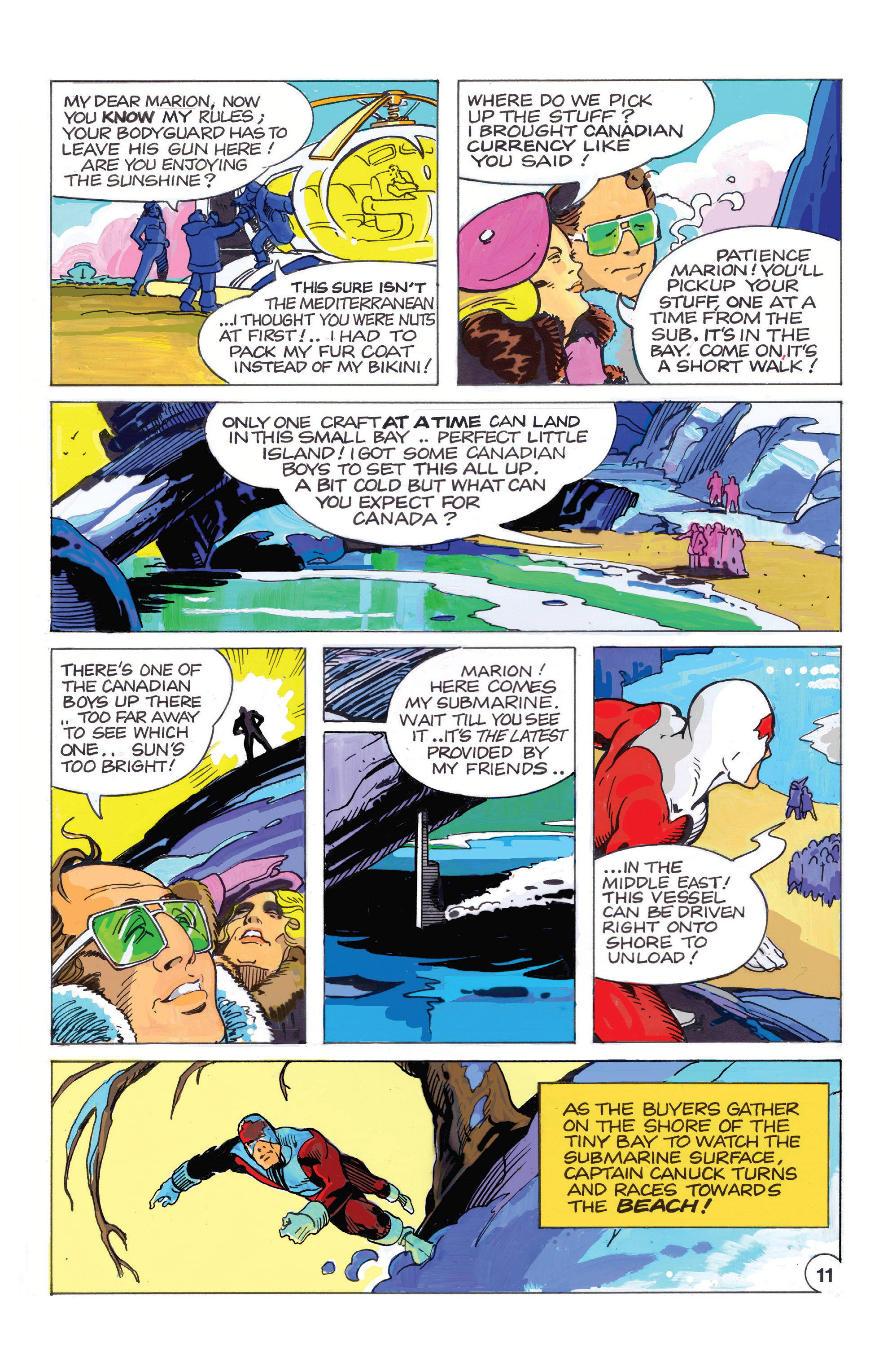 Read online Captain Canuck (1975) comic -  Issue #7 - 12