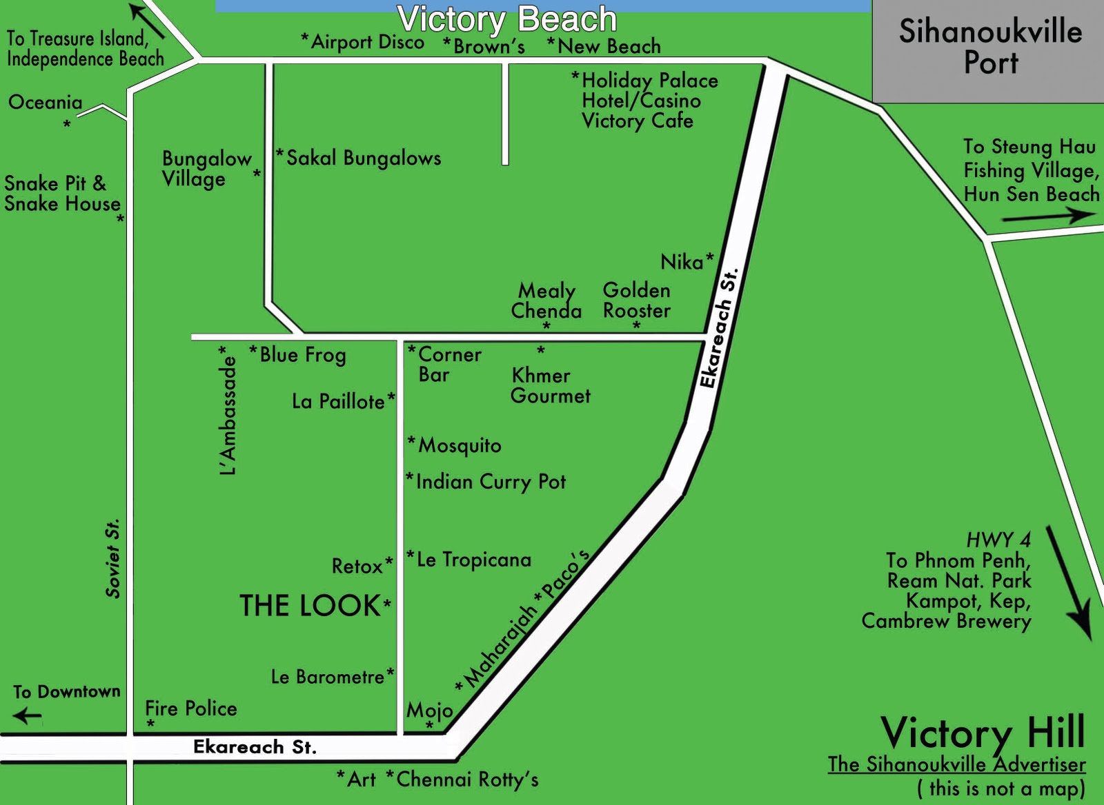 The Look Bar and Restaurant, Victory Hill Sihanoukville Cambodia