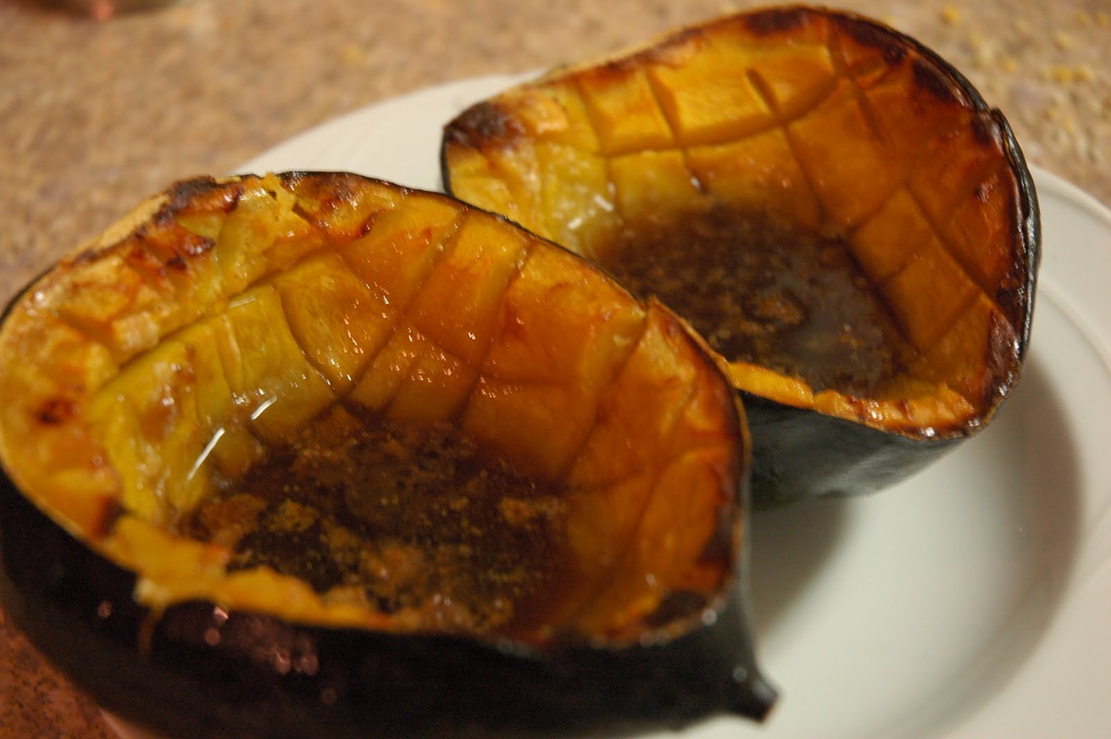 Couples Cooking Classic Baked Acorn Squash