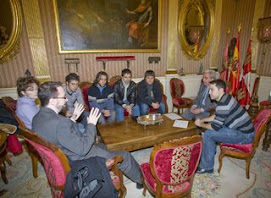 Recepción del Alcalde de Burgos a los Informáticos