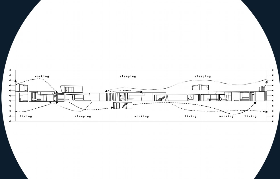 6: continuous interior diagram with program narrative