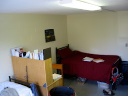 My first year dorm room