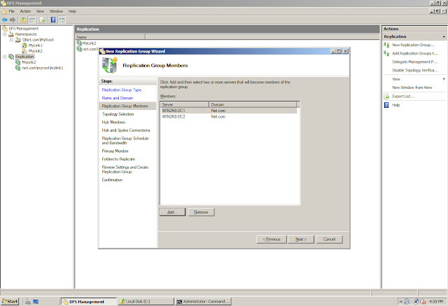 AD Shot Gyan: Configuring DFSR In Windows 2008 R2 - Part 3