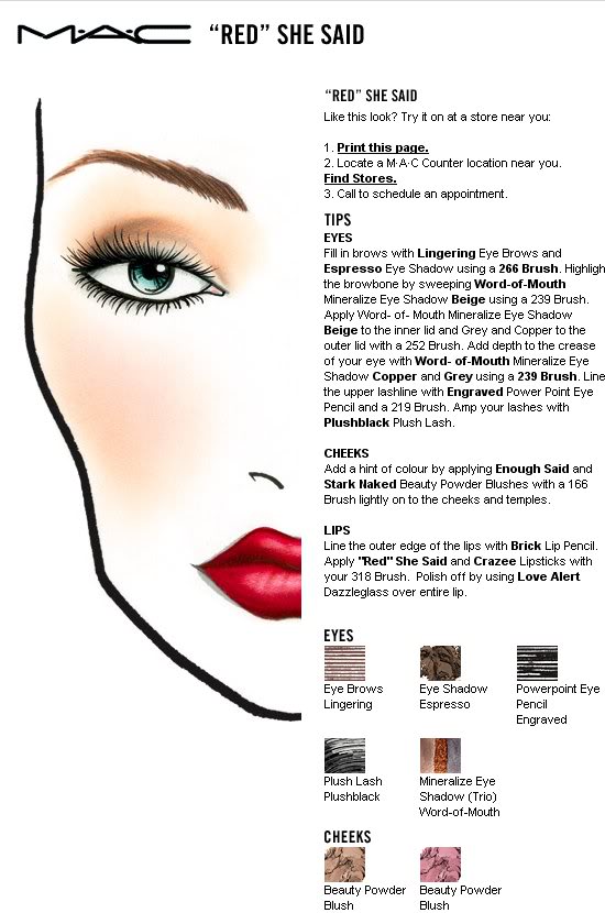 makeup mayhem: MAC Face Chart - 